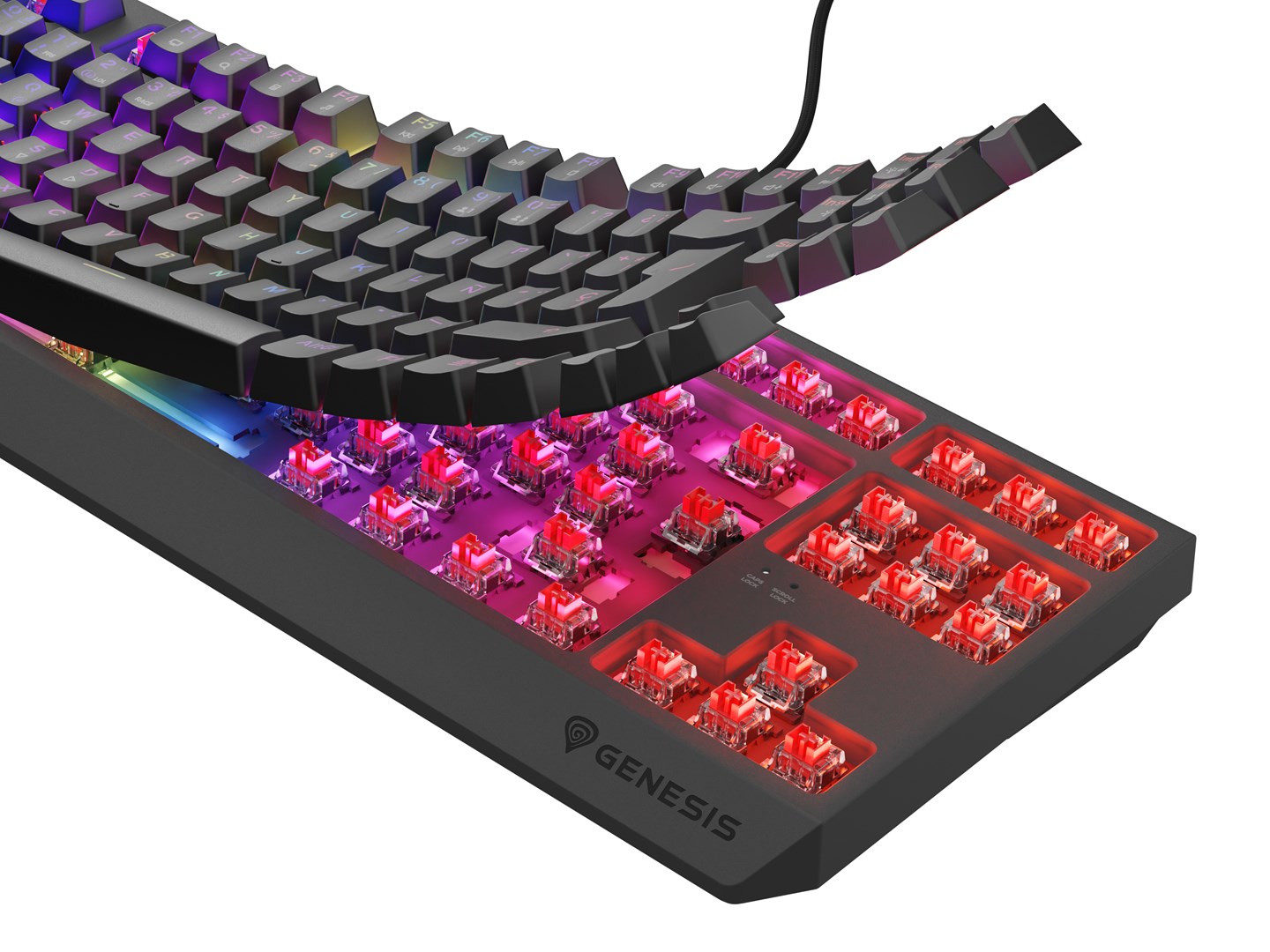 GENESIS Thor 230 TKL keyboard Gaming USB QWERTY Spanish Black GENESIS Thor 230 TKL keyboard Gaming USB QWERTY Spanish Black