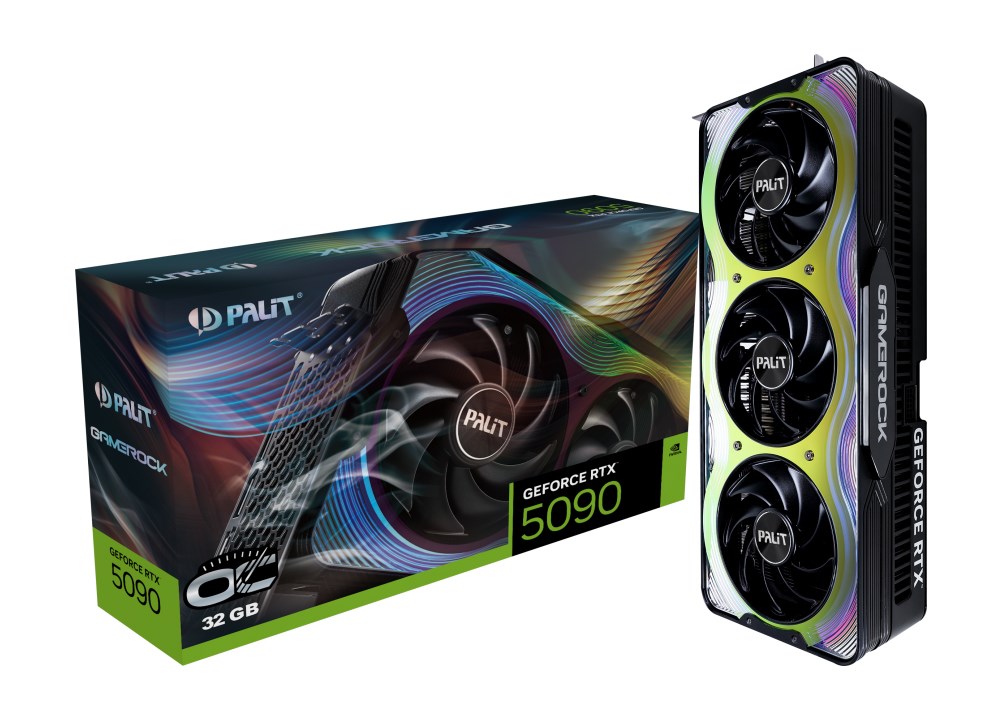 Palit GeForce RTX 5090 GameRock OC NVIDIA 32 GB GDDR7 Palit GeForce RTX 5090 GameRock OC NVIDIA 32 GB GDDR7