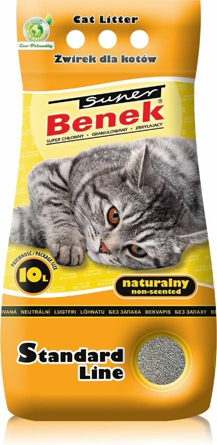 Certech Super Benek Standard Natural - Cat Litter Clumping 10 l Certech Super Benek Standard Natural - Cat Litter Clumping 10 l