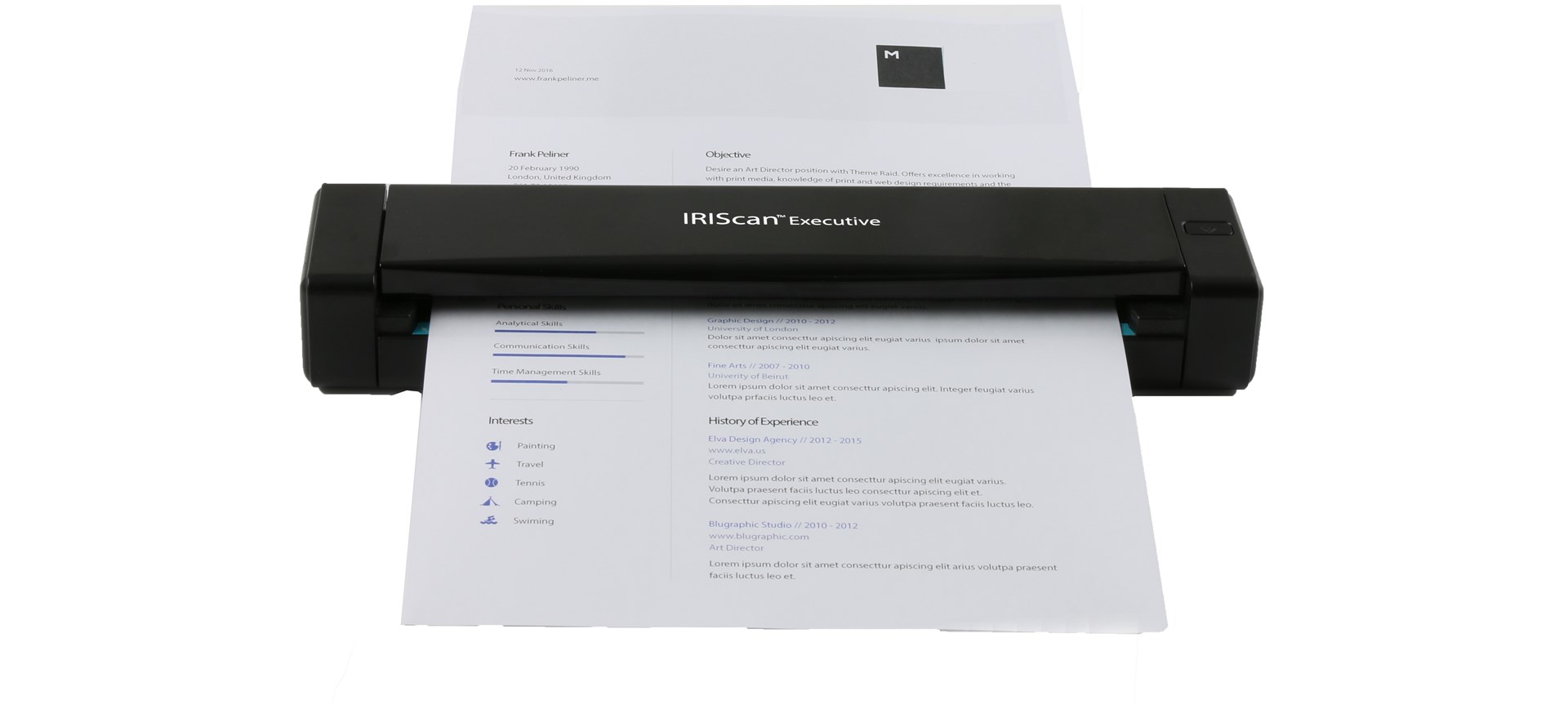 IRIS IRIScan Executive 4 - scanner med IRIS IRIScan Executive 4 - scanner med