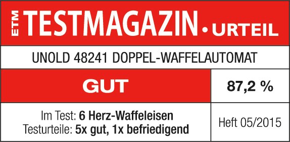 Unold 48241 waffle iron 2 waffle(s) 1300 W Black, Silver Unold 48241 waffle iron 2 waffle(s) 1300 W Black, Silver