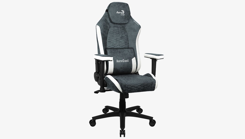 Aerocool Crown AeroSuede Universal gaming chair Padded seat Blue, Steel Aerocool Crown AeroSuede Universal gaming chair Padded seat Blue, Steel