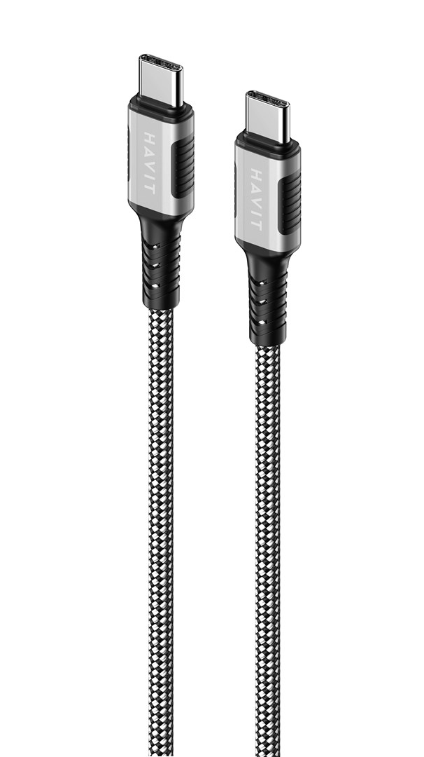 Havit CB6297 - Magnetic cable USB type C to USB type C, 1m (black) Havit CB6297 - Magnetic cable USB type C to USB type C, 1m (black)