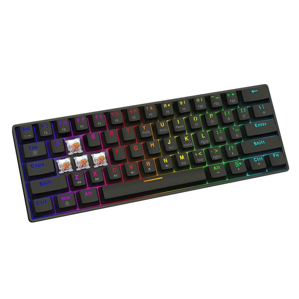 SAVIO BLACKOUT X2 Mechanical Keyboard OUTEMU Peach Silent, Hot Swap SAVIO BLACKOUT X2 Mechanical Keyboard OUTEMU Peach Silent, Hot Swap