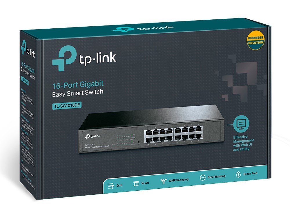 TP-Link 16-Port Gigabit Easy Smart Network Switch TP-Link 16-Port Gigabit Easy Smart Network Switch