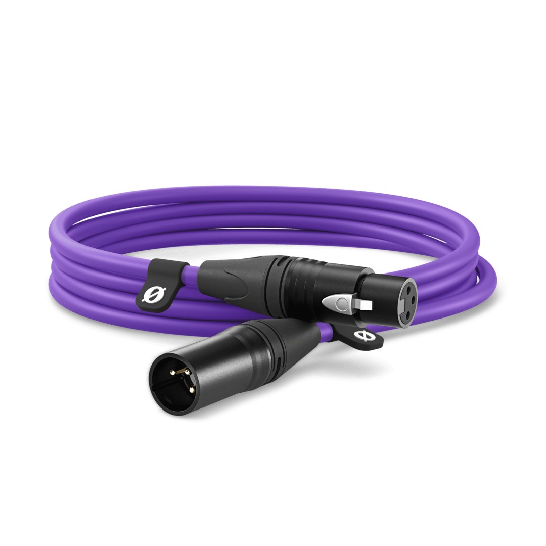 RØDE XLR3M-PU audio cable 3 m XLR Purple RØDE XLR3M-PU audio cable 3 m XLR Purple