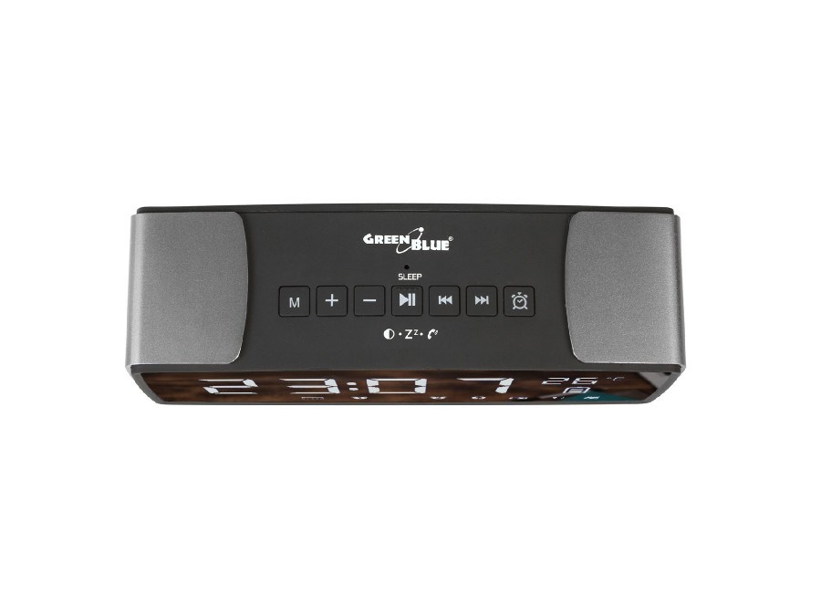 Greenblue 62917 Clock Digital Black, Grey Greenblue 62917 Clock Digital Black, Grey