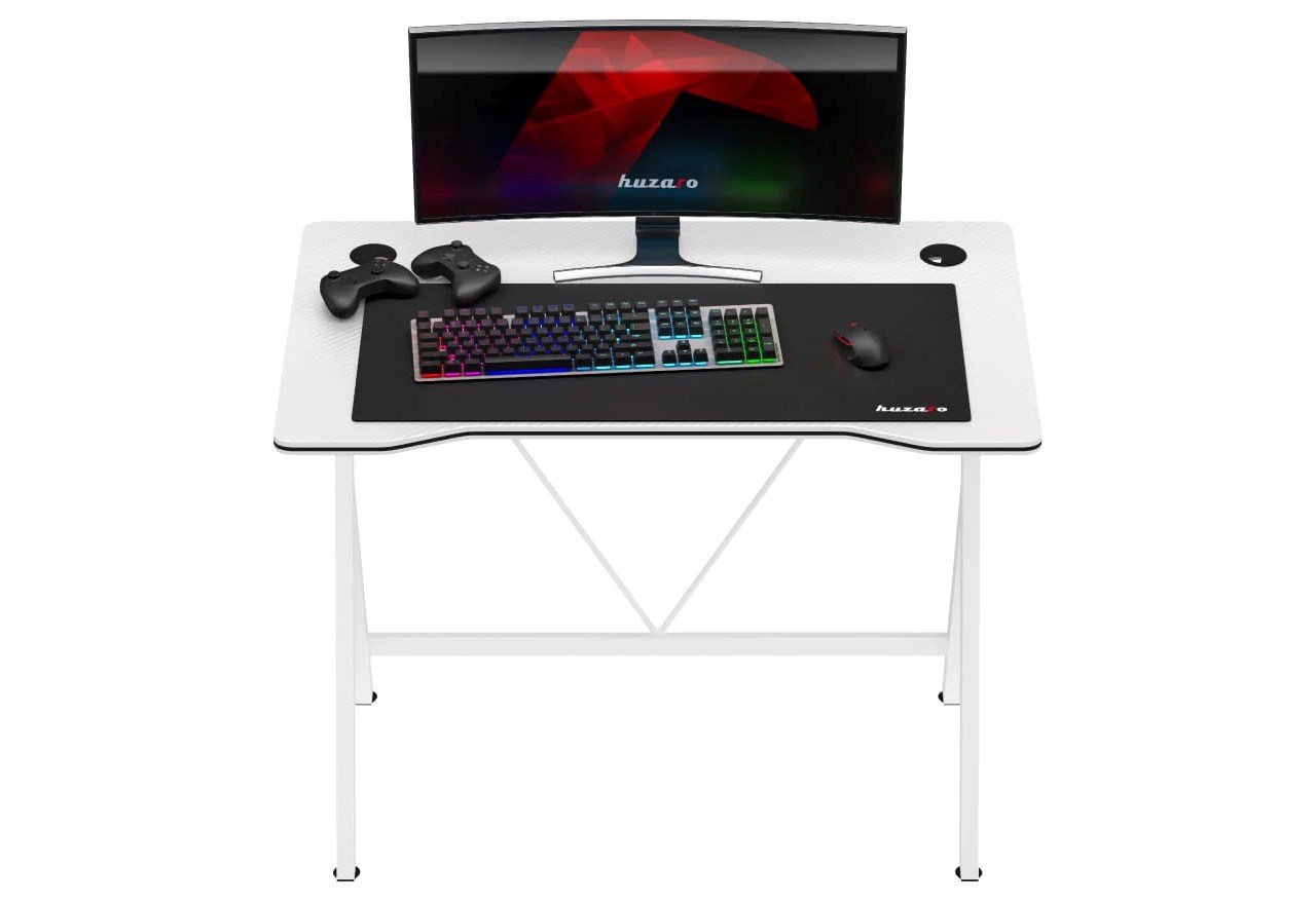 Huzaro Hero 1.4 White - gaming desk, white Huzaro Hero 1.4 White - gaming desk, white