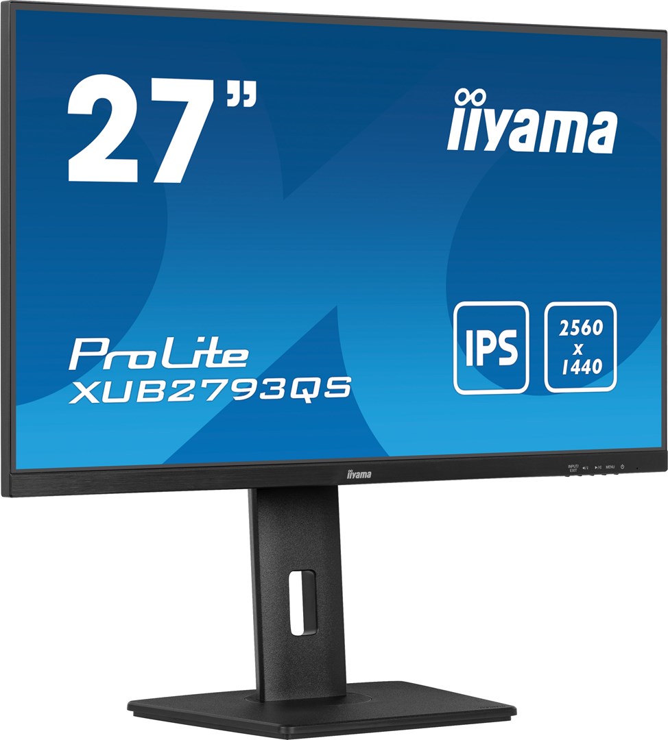 iiyama ProLite 27” QHD IPS technology panel with 150mm height adjustable stand and 100Hz refresh rate iiyama ProLite 27” QHD IPS technology panel with 150mm height adjustable stand and 100Hz refresh rate