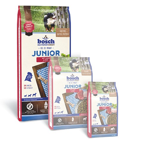 Bosch JUNIOR WITH LAMB & RICE Bosch JUNIOR WITH LAMB & RICE