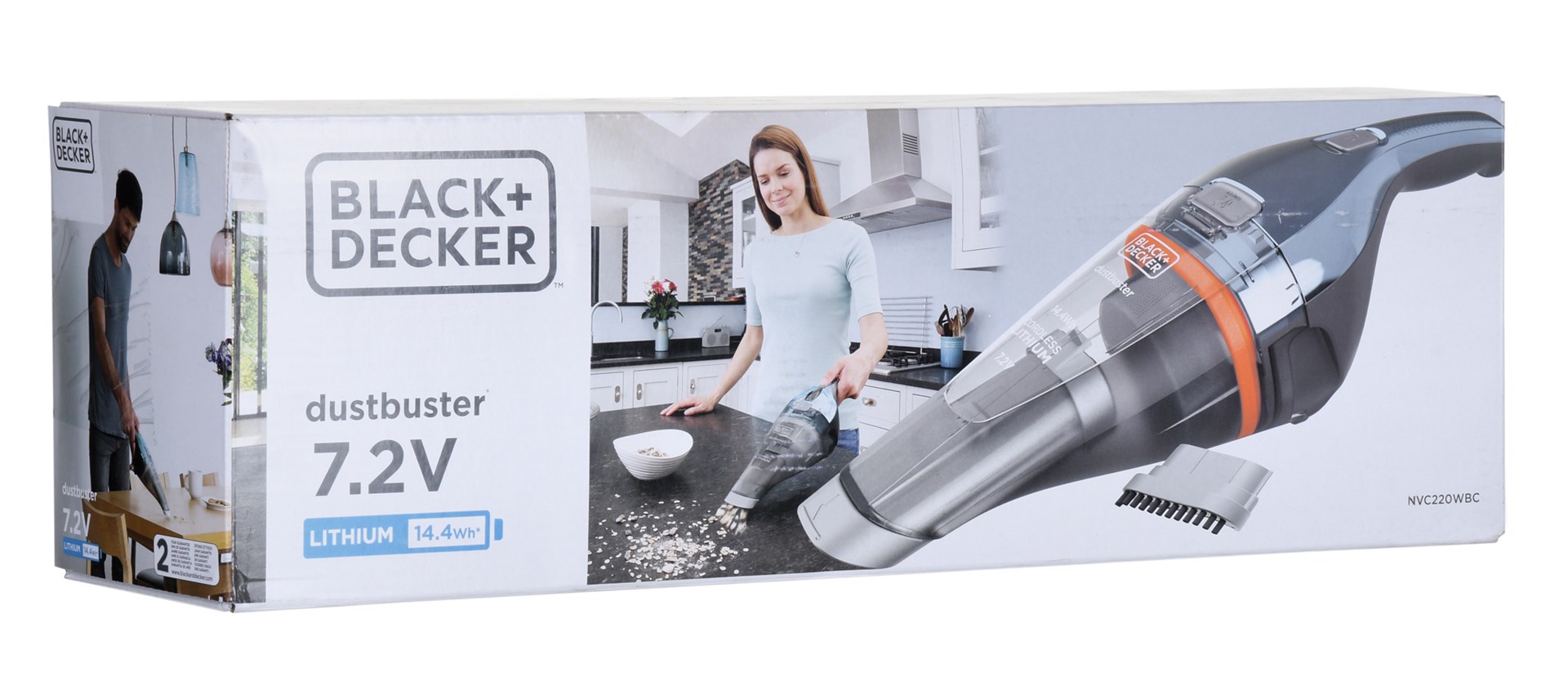 Black & Decker NVC220WBC handheld vacuum Blue, Chrome Bagless Black & Decker NVC220WBC handheld vacuum Blue, Chrome Bagless