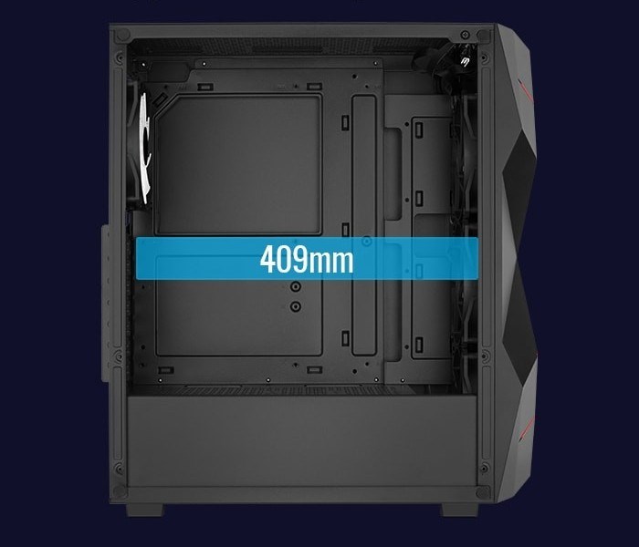 PC Case Aerocool PGS Volcan-G-BK-V1 PC Case Aerocool PGS Volcan-G-BK-V1