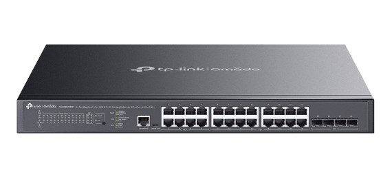 TP-Link Omada SG3428XMPP network switch Managed L2+ Gigabit Ethernet (10/100/1000) Power over Ethernet (PoE) 1U Black TP-Link Omada SG3428XMPP network switch Managed L2+ Gigabit Ethernet (10/100/1000) Power over Ethernet (PoE) 1U Black