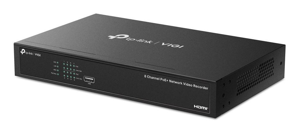 TP-LINK VIGI NVR1008H-8P 8-Channel PoE+ NVR TP-LINK VIGI NVR1008H-8P 8-Channel PoE+ NVR