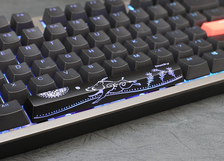 Ducky Shine 7 keyboard Gaming USB German Black Ducky Shine 7 keyboard Gaming USB German Black