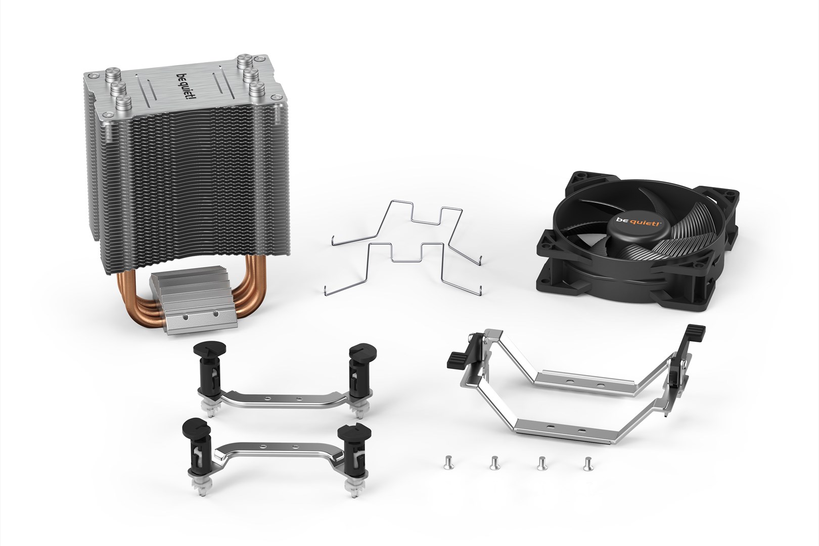 be quiet! PURE ROCK SLIM 2 Processor Cooler 9.2 cm Silver 1 pc(s) be quiet! PURE ROCK SLIM 2 Processor Cooler 9.2 cm Silver 1 pc(s)