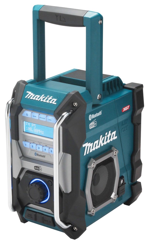 Makita MR004G radio Worksite Analog & digital Black, Green Makita MR004G radio Worksite Analog & digital Black, Green