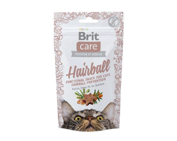 BRIT Care Cat Snack Hairball - cat treat - 50 g BRIT Care Cat Snack Hairball - cat treat - 50 g