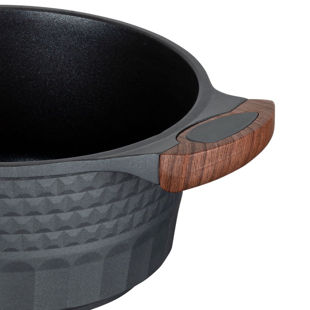 Resto Kitchenware Capella 2.6 L Round Black, Wood Resto Kitchenware Capella 2.6 L Round Black, Wood