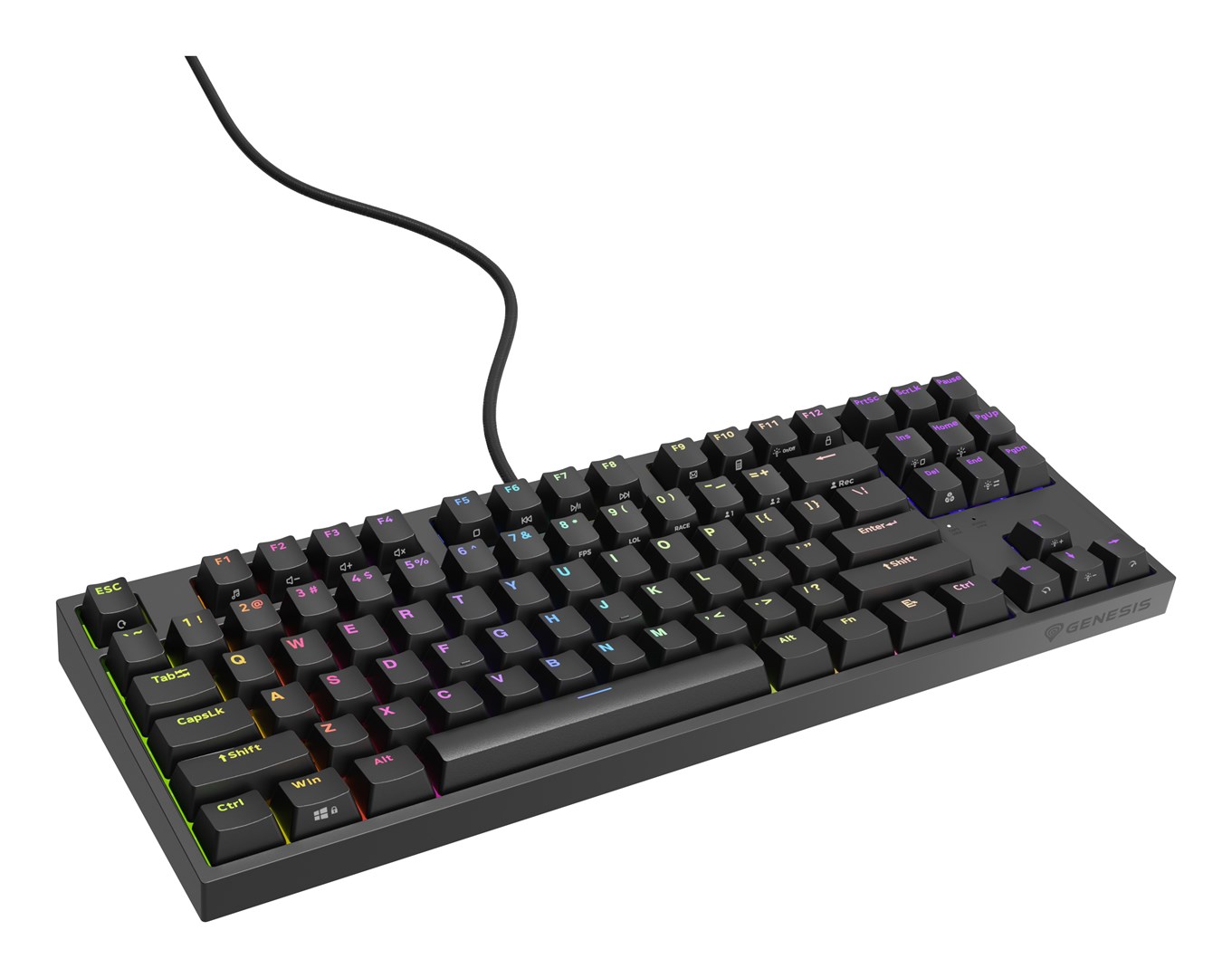 GENESIS Thor 404 TKL keyboard Gaming USB QWERTY US English Black GENESIS Thor 404 TKL keyboard Gaming USB QWERTY US English Black