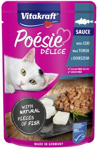 VITAKRAFT Poésie Delice Fish selection - wet cat food - 6 + 1 x 85g VITAKRAFT Poésie Delice Fish selection - wet cat food - 6 + 1 x 85g