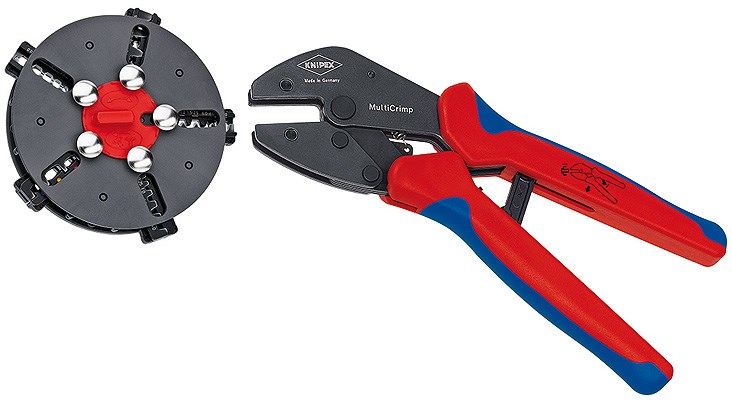 Knipex 97 33 02 cable crimper Crimping tool Blue, Red Knipex 97 33 02 cable crimper Crimping tool Blue, Red