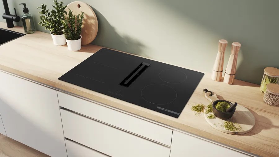Bosch Serie 4 PVS811B16E hob Black Built-in 80 cm Zone induction hob 4 zone(s) Bosch Serie 4 PVS811B16E hob Black Built-in 80 cm Zone induction hob 4 zone(s)