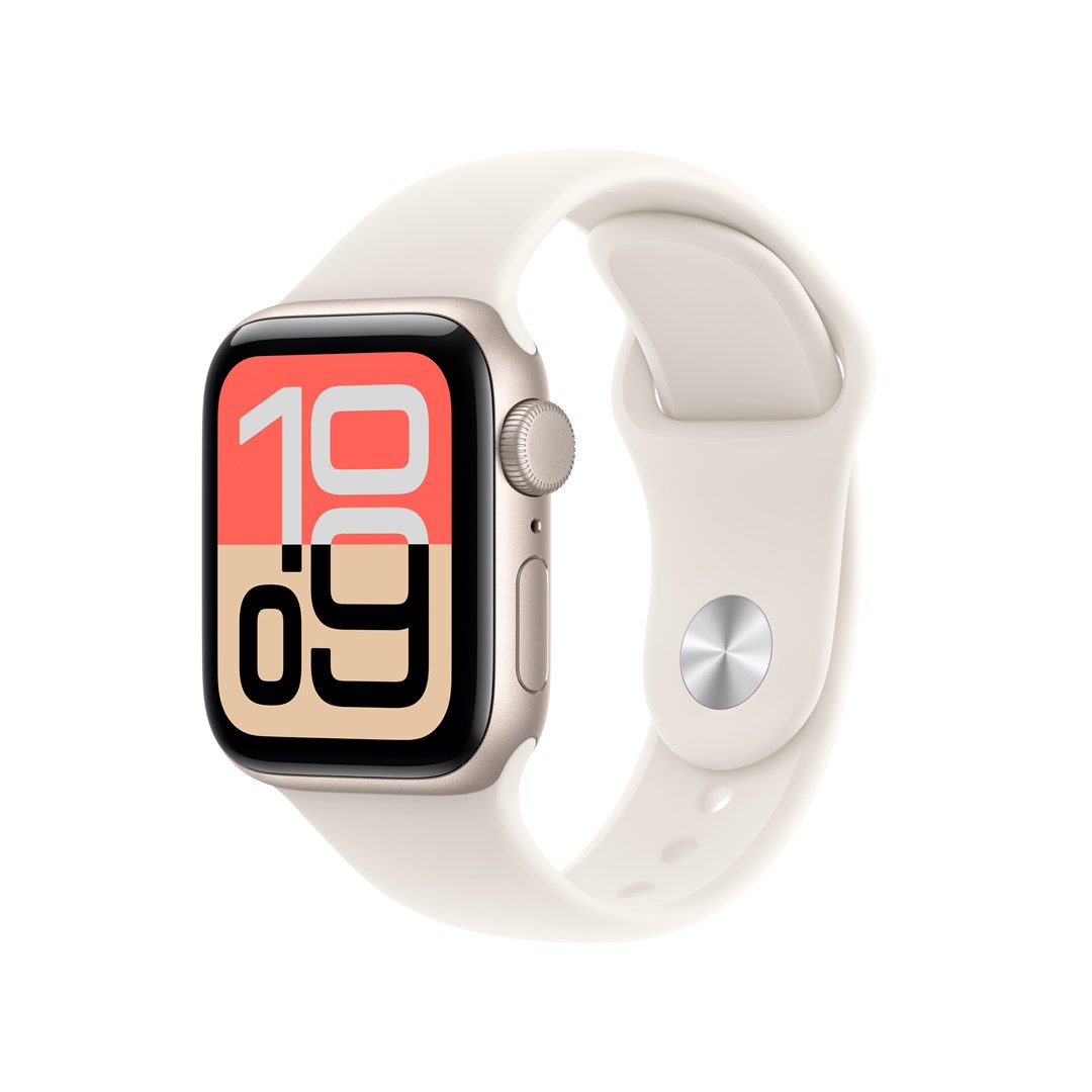 Apple Watch SE (3nd generation) SE 3 GPS 40mm Starlight Aluminium Case with Starlight Sport Band - M/L Apple Watch SE (3nd generation) SE 3 GPS 40mm Starlight Aluminium Case with Starlight Sport Band - M/L