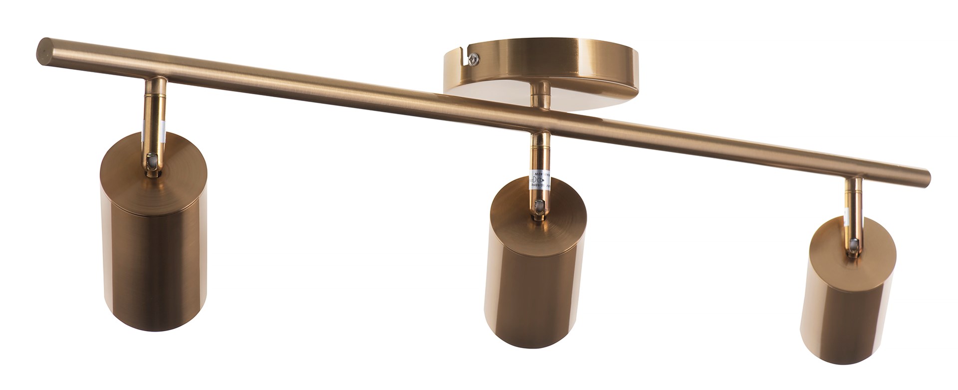 Activejet SPECTRA triple gold ceiling wall lamp strip spotlight GU10 for living room Activejet SPECTRA triple gold ceiling wall lamp strip spotlight GU10 for living room