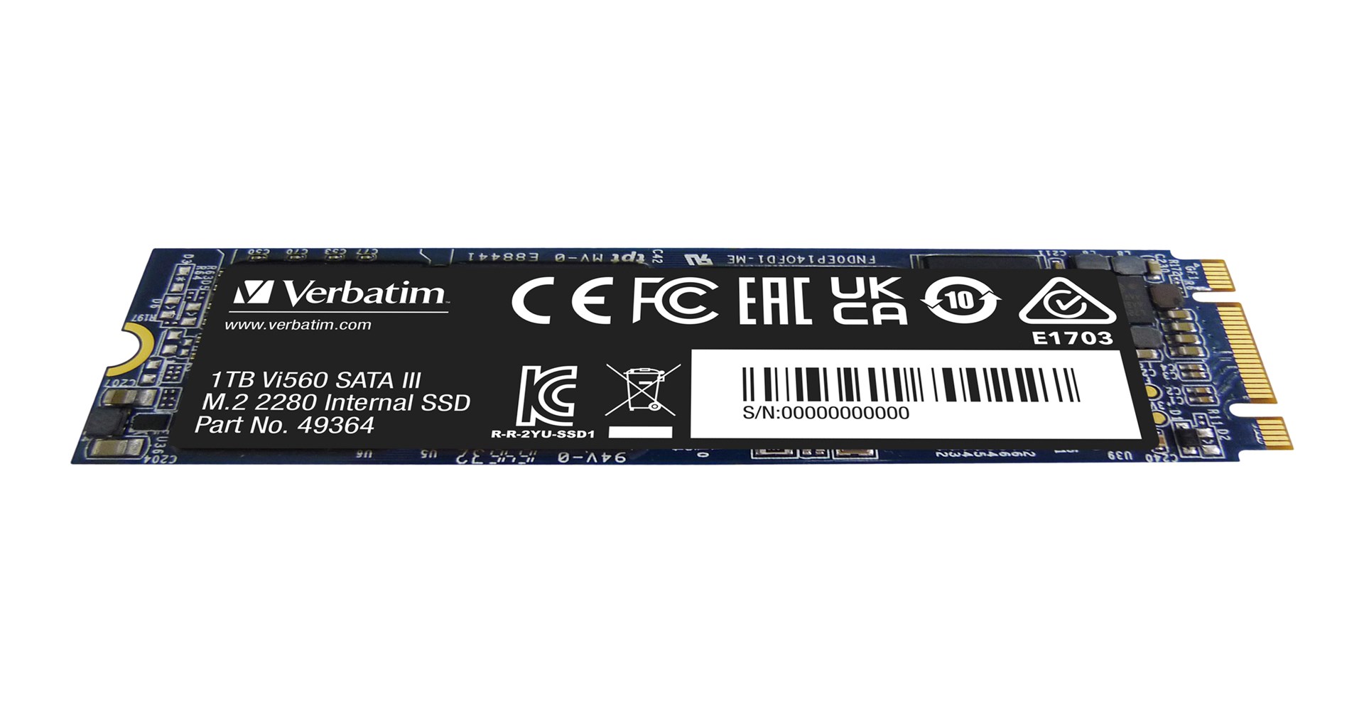 Verbatim Vi560 S3 M.2 SSD 1TB Verbatim Vi560 S3 M.2 SSD 1TB