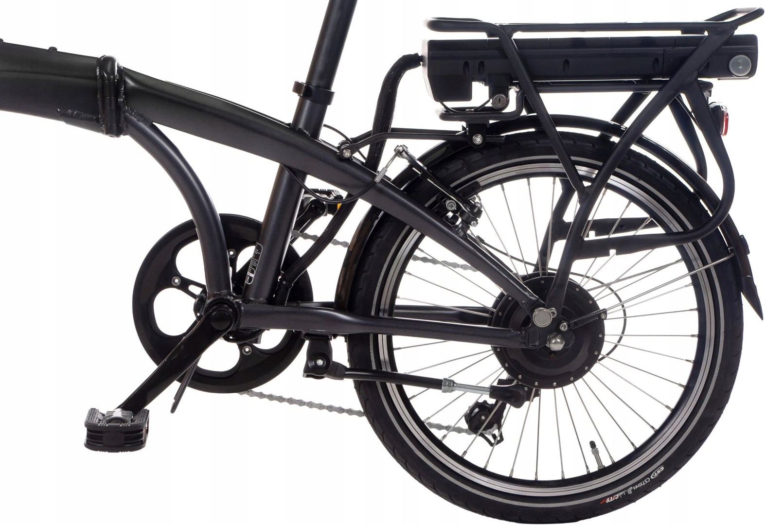 Snapp City-E Graphite folding electric bicycle Snapp City-E Graphite folding electric bicycle