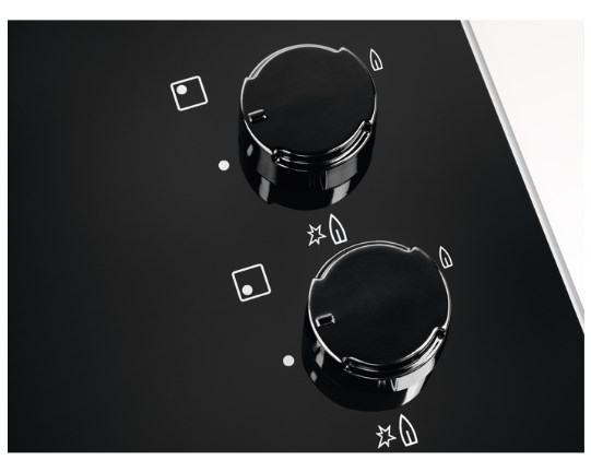 Electrolux EGG6407K Black Built-in 59 cm Gas 4 zone(s) Electrolux EGG6407K Black Built-in 59 cm Gas 4 zone(s)