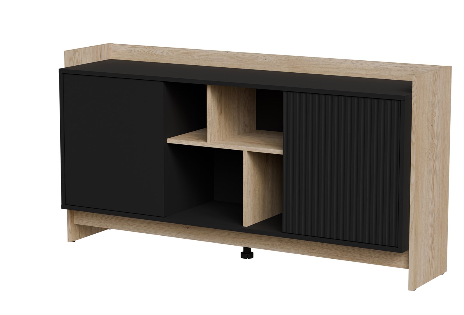 Cama PORTO 2D chest of drawers 150x38x77 oak/black Cama PORTO 2D chest of drawers 150x38x77 oak/black