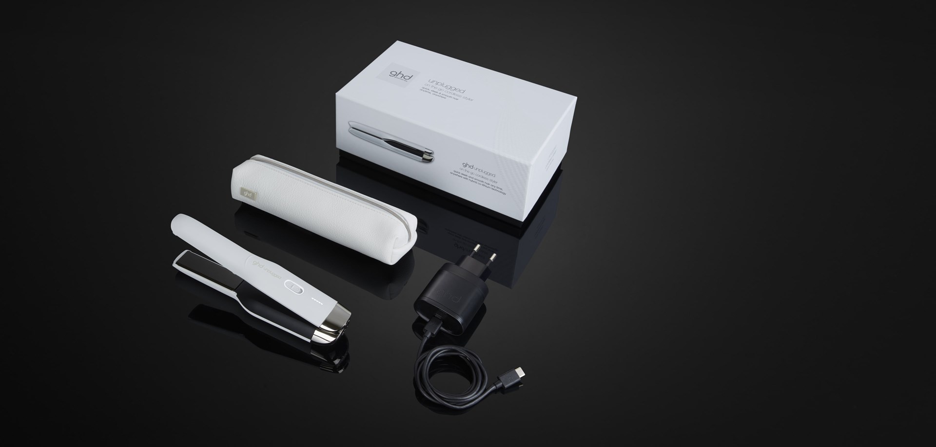 GHD Unplugged Straightening iron Warm White GHD Unplugged Straightening iron Warm White