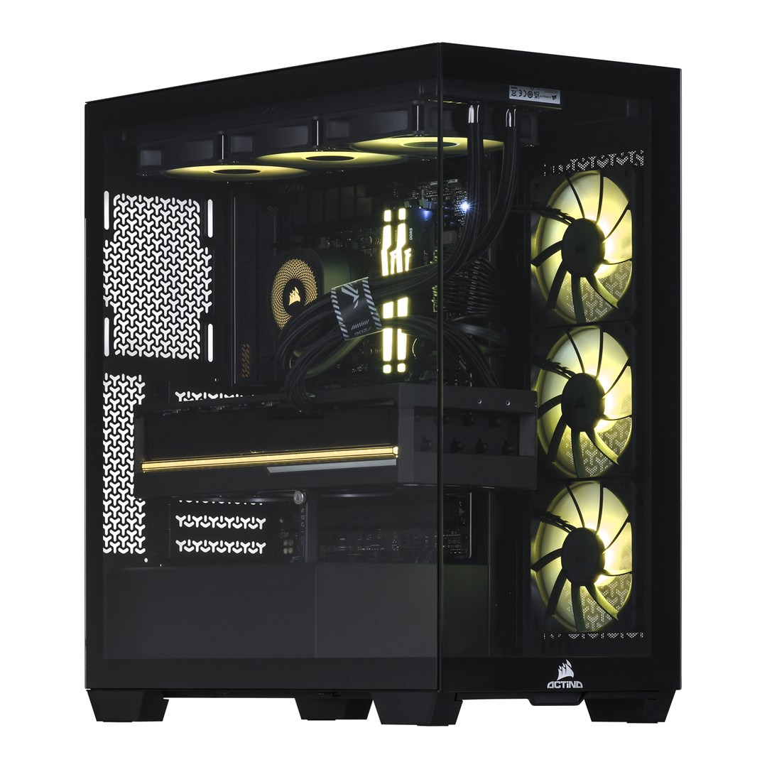 Actina 5901443413707 PC AMD Ryzen™ 7 9800X3D 32 GB DDR5-SDRAM 2 TB SSD NVIDIA GeForce RTX 5080 Midi Tower Black Actina 5901443413707 PC AMD Ryzen™ 7 9800X3D 32 GB DDR5-SDRAM 2 TB SSD NVIDIA GeForce RTX 5080 Midi Tower Black