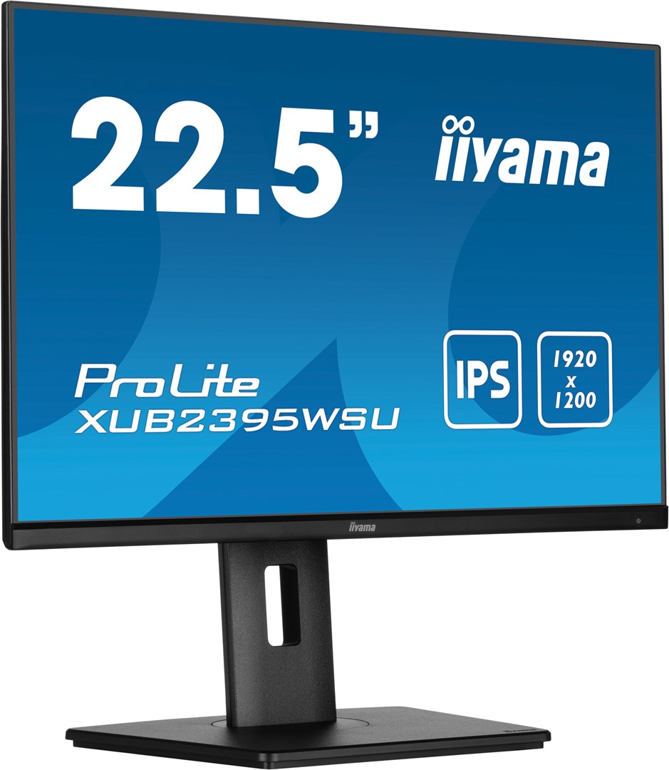 iiyama ProLite 22.5” 1920 x 1200 monitor featuring IPS panel technology and a height adjustable stand iiyama ProLite 22.5” 1920 x 1200 monitor featuring IPS panel technology and a height adjustable stand