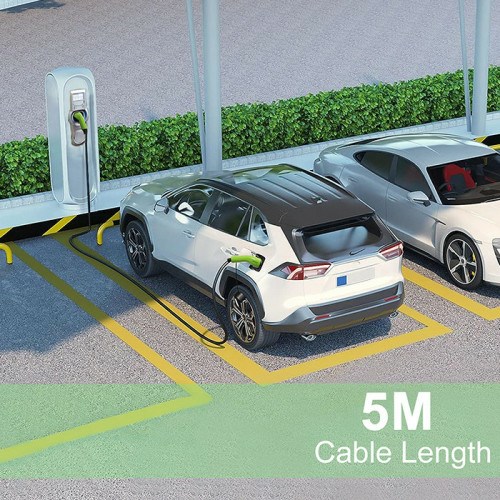 Qoltec 52472 electric vehicle charging cable Black Type 2 5 m Qoltec 52472 electric vehicle charging cable Black Type 2 5 m