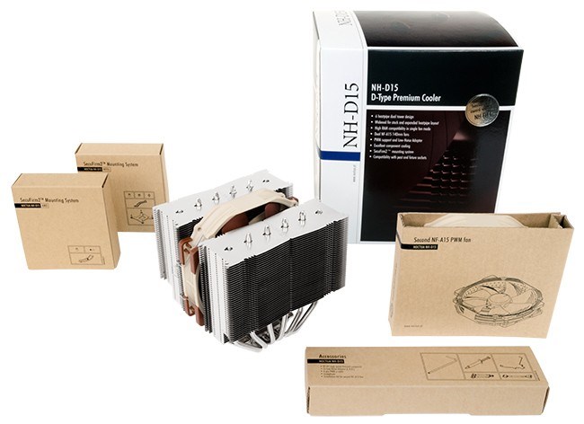 Noctua NH-D15 computer cooling component Processor Cooler 14 cm Noctua NH-D15 computer cooling component Processor Cooler 14 cm