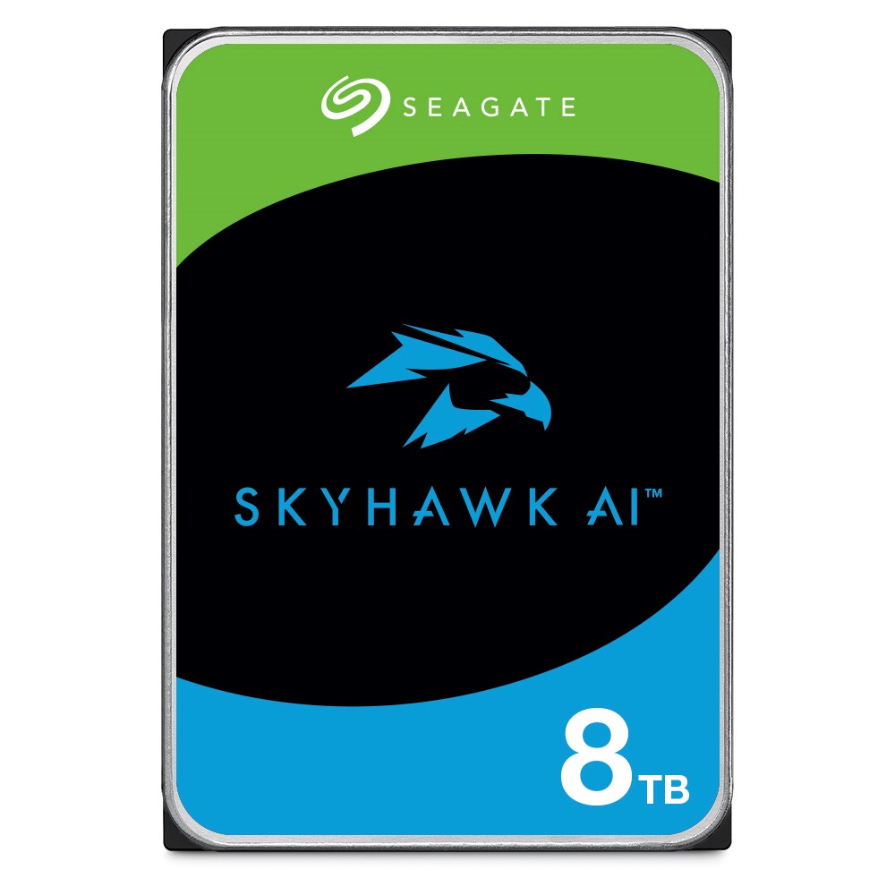 Seagate SkyHawk AI internal hard drive 8 TB 7200 RPM 256 MB 3.5" Serial ATA III (ST8000VE001) Seagate SkyHawk AI internal hard drive 8 TB 7200 RPM 256 MB 3.5" Serial ATA III (ST8000VE001)