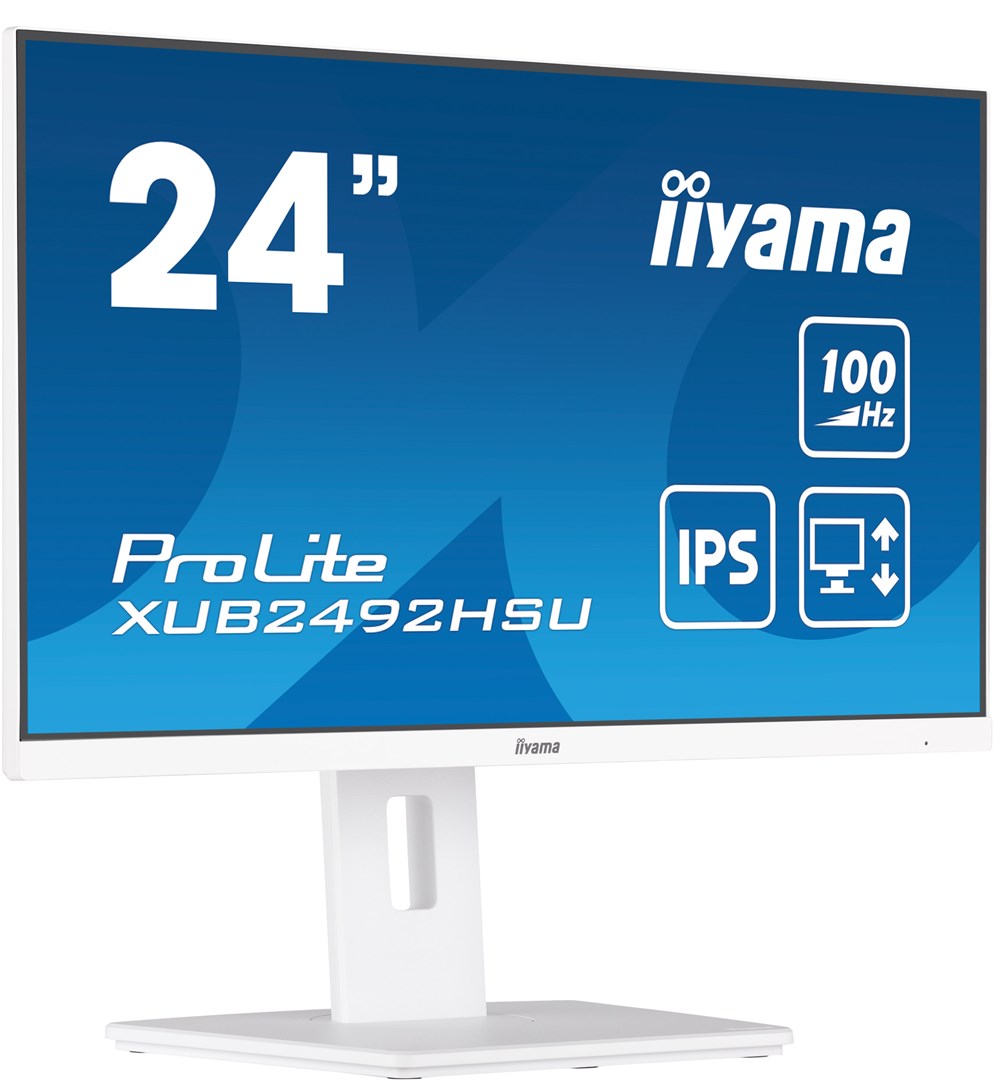 iiyama 24” IPS technology panel with 150mm height adjustable stand and 100Hz refresh rate iiyama 24” IPS technology panel with 150mm height adjustable stand and 100Hz refresh rate