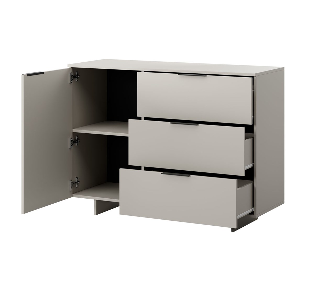 Cama 1D3S ALMA chest of drawers 120x41.5xH90 cashmere Cama 1D3S ALMA chest of drawers 120x41.5xH90 cashmere