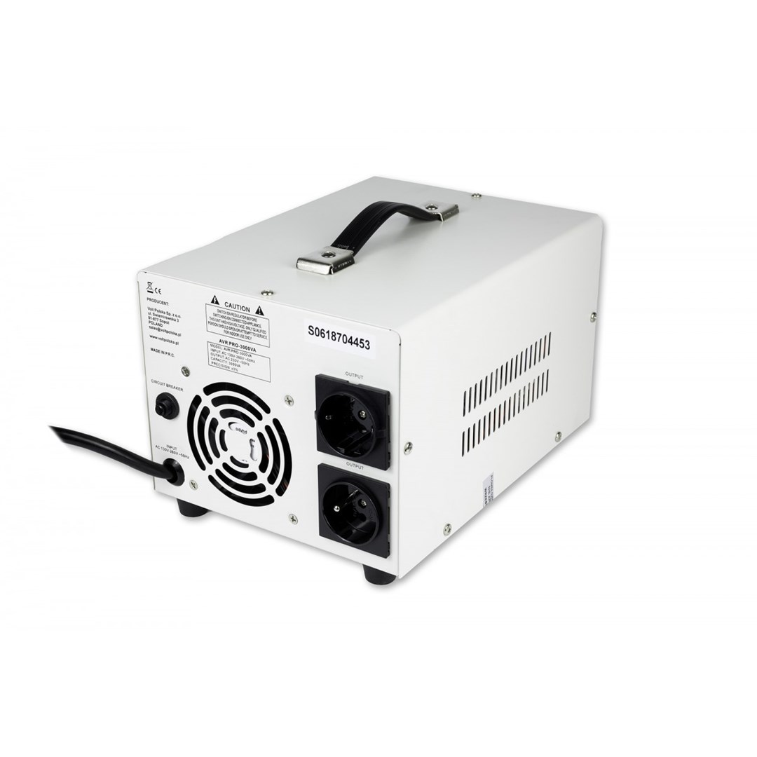VOLTAGE STABILIZER AVR PRO 3000VA 3% VOLTAGE STABILIZER AVR PRO 3000VA 3%