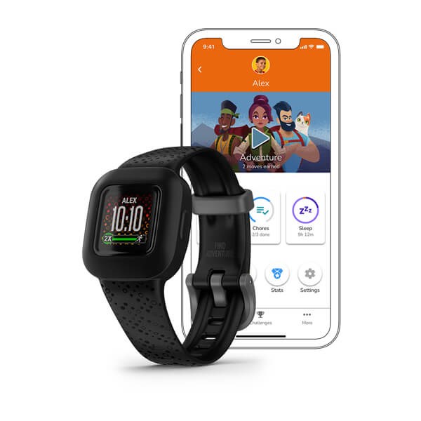 Garmin Vivofit Jr. 3 MIP Wristband activity tracker 1.4 cm (0.55") Black Garmin Vivofit Jr. 3 MIP Wristband activity tracker 1.4 cm (0.55") Black