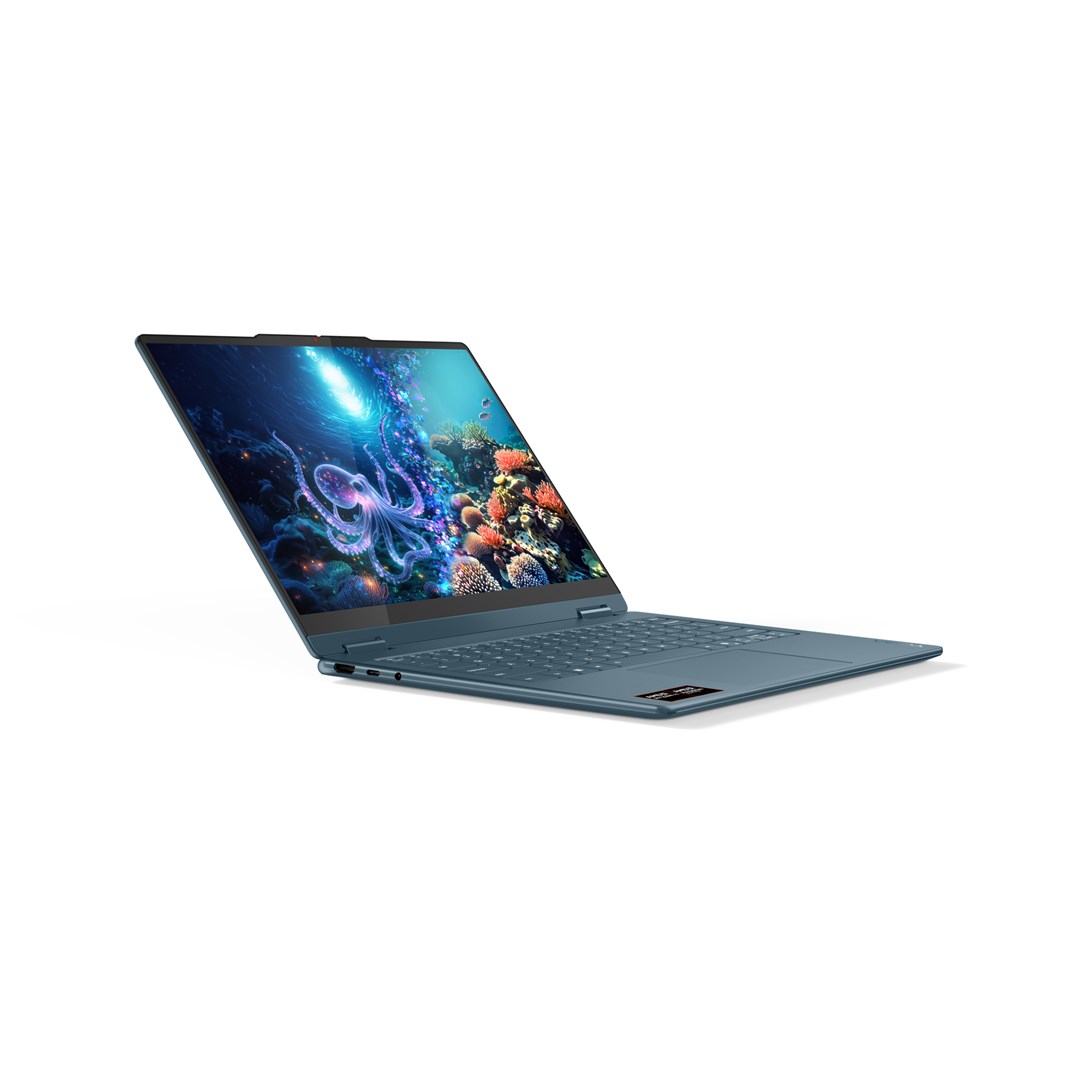 Lenovo Yoga 7 2-in-1 14AKP10 Copilot+ PC AMD Ryzen AI 5 340 Hybrid (2-in-1) 35.6 cm (14") Touchscreen WUXGA 16 GB LPDDR5x-SDRAM 512 GB SSD Wi-Fi 7 (802.11be) Windows 11 Home Teal Lenovo Yoga 7 2-in-1 14AKP10 Copilot+ PC AMD Ryzen AI 5 340 Hybrid (2-in-1) 35.6 cm (14") Touchscreen WUXGA 16 GB LPDDR5x-SDRAM 512 GB SSD Wi-Fi 7 (802.11be) Windows 11 Home Teal