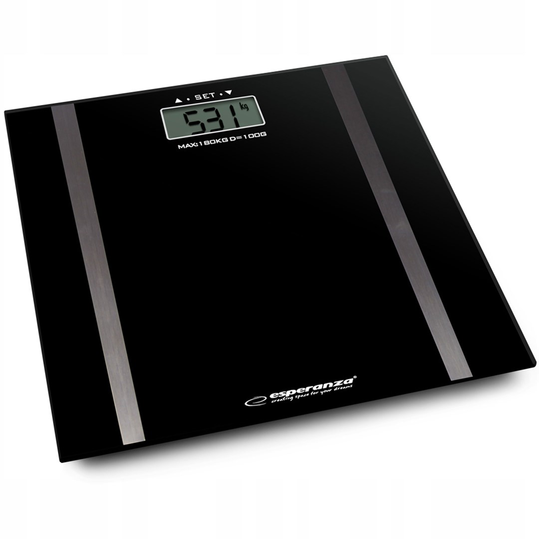 Esperanza EBS018K personal scale Rectangle Black Electronic personal scale Esperanza EBS018K personal scale Rectangle Black Electronic personal scale