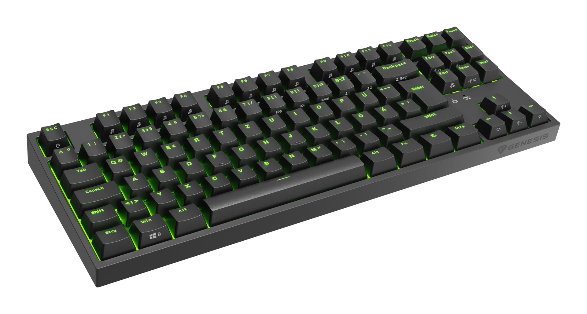 GENESIS Thor 404 TKL keyboard Gaming USB QWERTZ German Black GENESIS Thor 404 TKL keyboard Gaming USB QWERTZ German Black