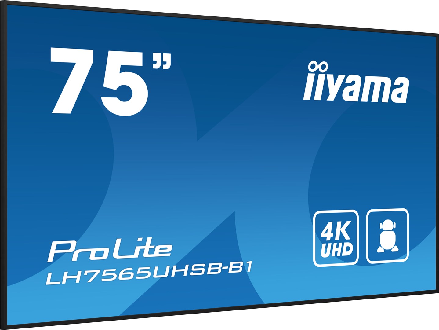 iiyama 75" Vivid-Bright Display with 4K resolution and 800cd/m² panels for illuminating communication iiyama 75" Vivid-Bright Display with 4K resolution and 800cd/m² panels for illuminating communication