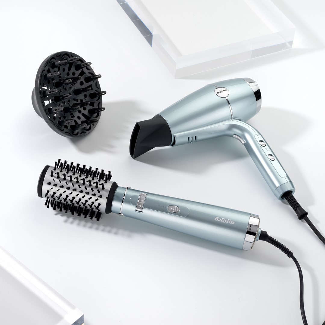 BaByliss AS773E Hydro Fusion Air Styler Hot air brush , Black, Metallic 700 W 98.4" (2.5 m) BaByliss AS773E Hydro Fusion Air Styler Hot air brush , Black, Metallic 700 W 98.4" (2.5 m)