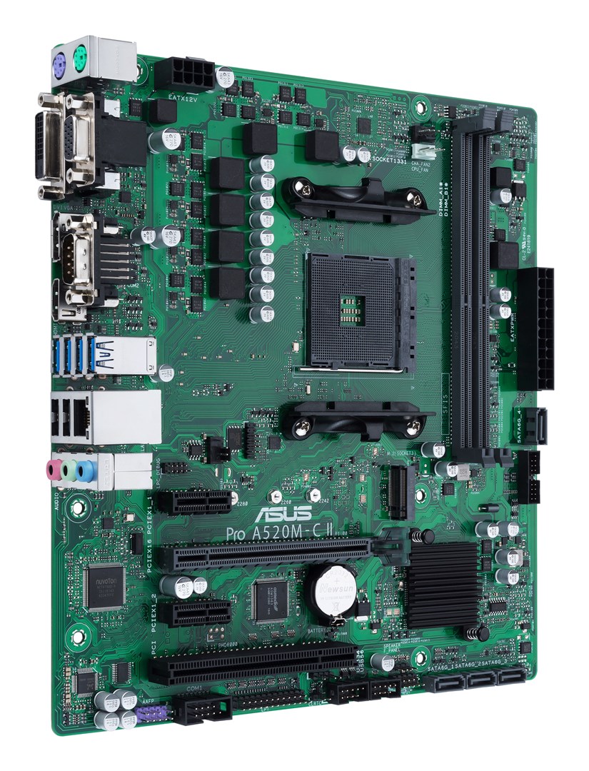 ASUS PRO A520M-C II/CSM AMD A520 Socket AM4 micro ATX ASUS PRO A520M-C II/CSM AMD A520 Socket AM4 micro ATX