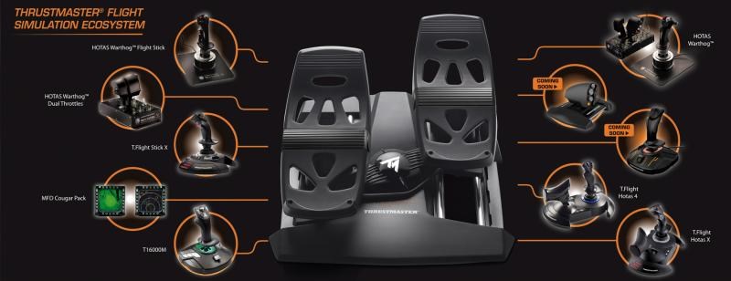 Thrustmaster T-16000M FCS Flight Pack Black USB Joystick Analogue / Digital MAC, PC Thrustmaster T-16000M FCS Flight Pack Black USB Joystick Analogue / Digital MAC, PC